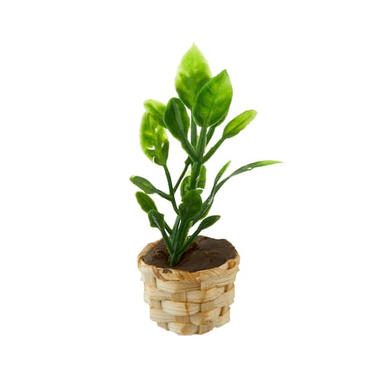 12 Pack: Mini Potted Plant by Make Market®